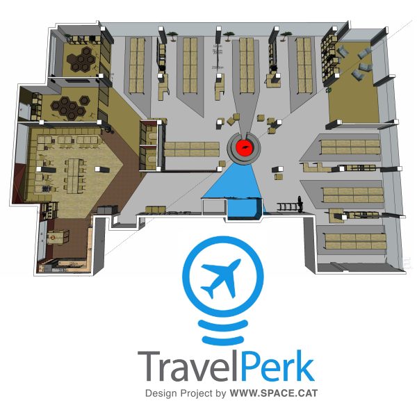 interior design 3D project by ALLY