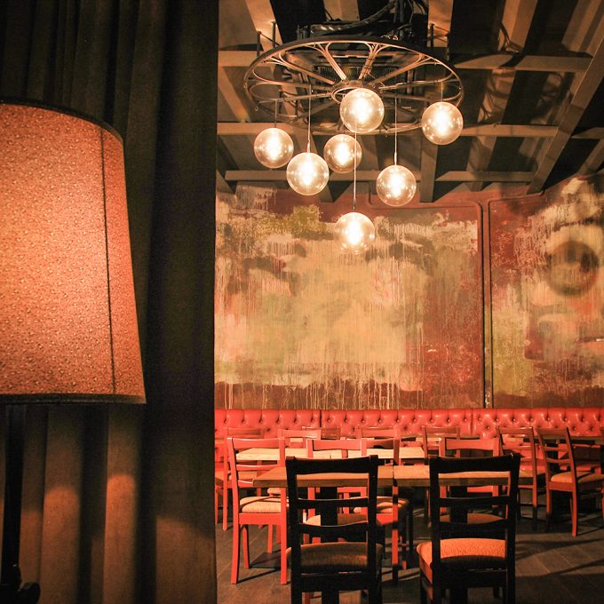 interior design for Moscow restaurant - club OGI