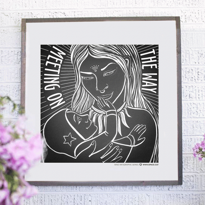 original wall art poster from ALLY art shop