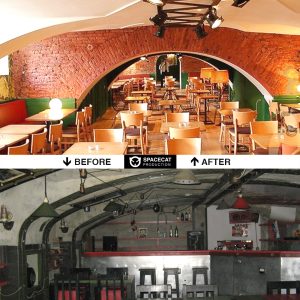 before and after interior design by Ally