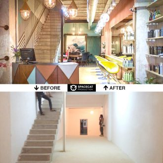 before and after exclusive interior design by Ally