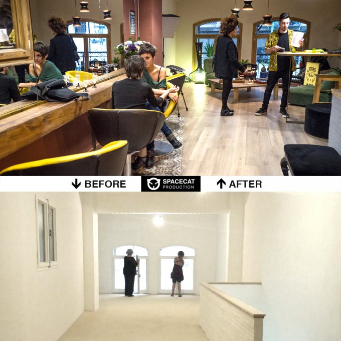 before and after interior design by Ally