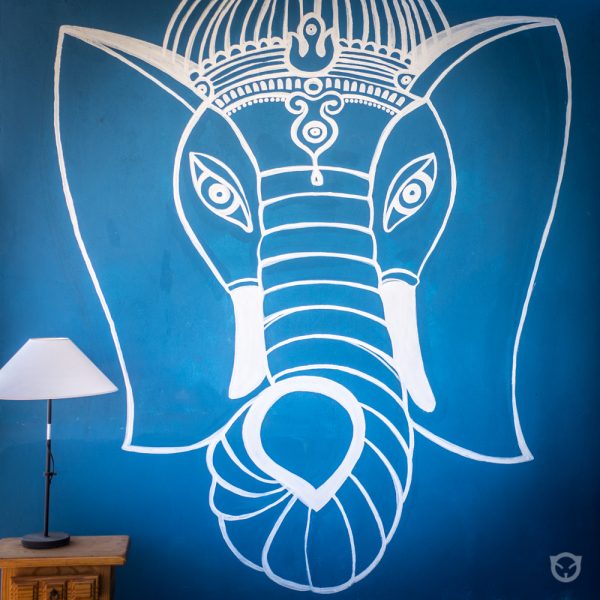 Ganesha wall art painting