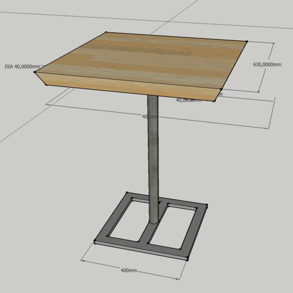 custom table 3d design model