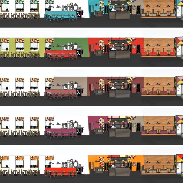 interior sketch design by Ally