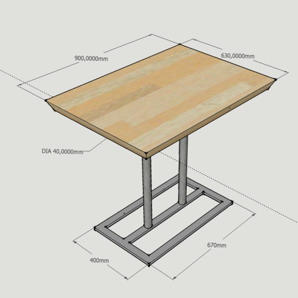 custom table 3d design model