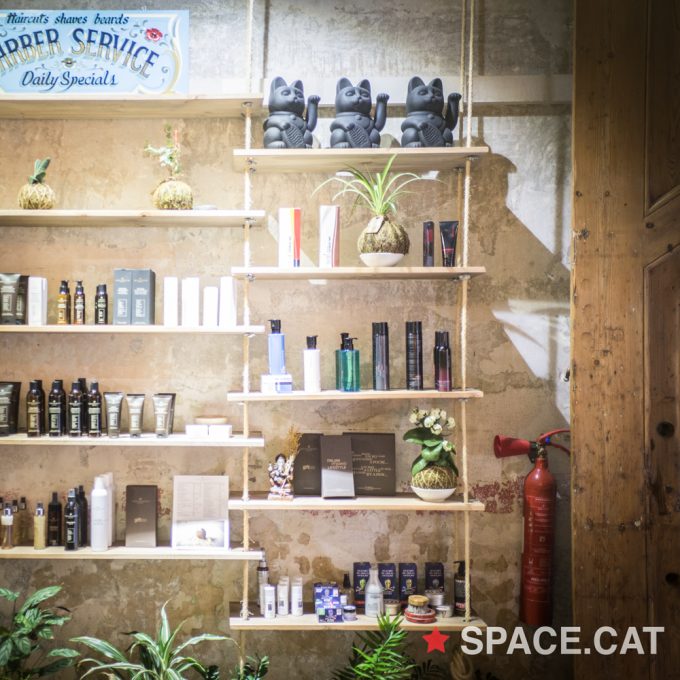 shop design for beauty salon PoloPelo in Barcelona