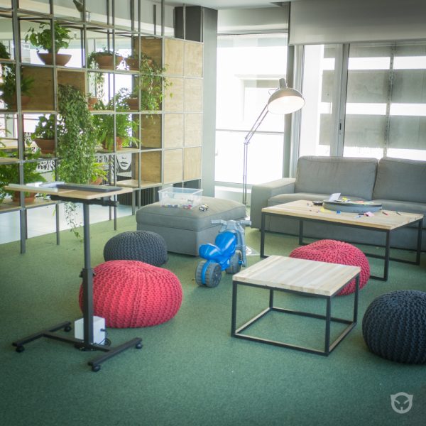 chill out zone and interior design for TravelPerk office in Barcelona by Ally