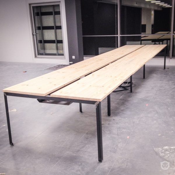 custom office table design by ALLY