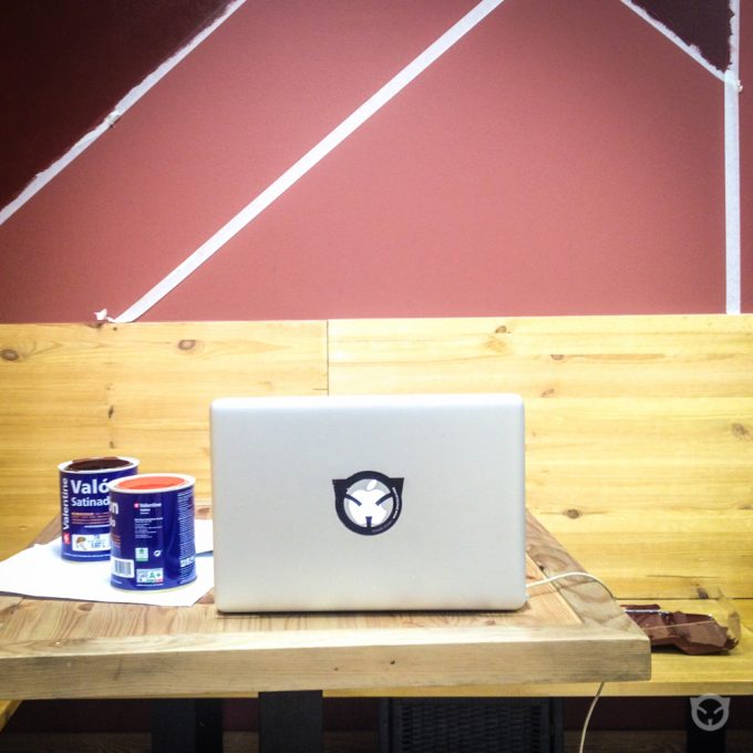 wall painting by ALLY in progress