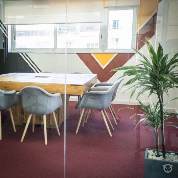 custom table and wall painting by Ally