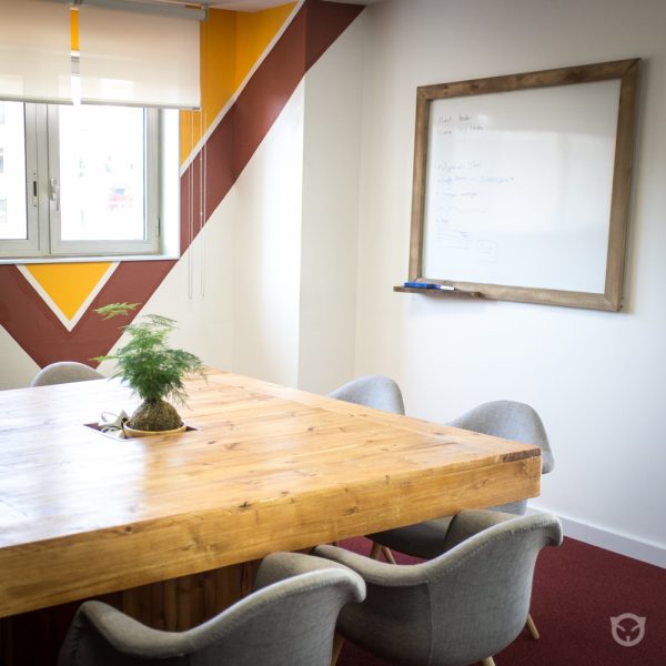 custom table and wall painting by Ally