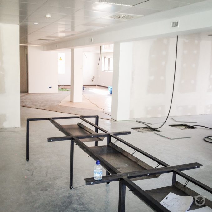 TravelPerk office design and renovation in progress