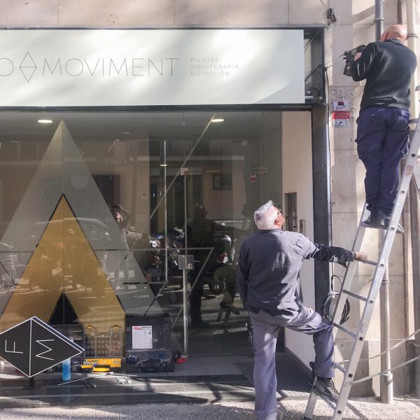 shop window design and branding design